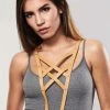 Bijoux Indiscrets Other Lingerie Maze Cross Cleavage Harness