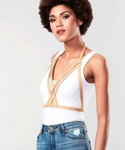 Bijoux Indiscrets Other Lingerie Maze Halter Bra Harness