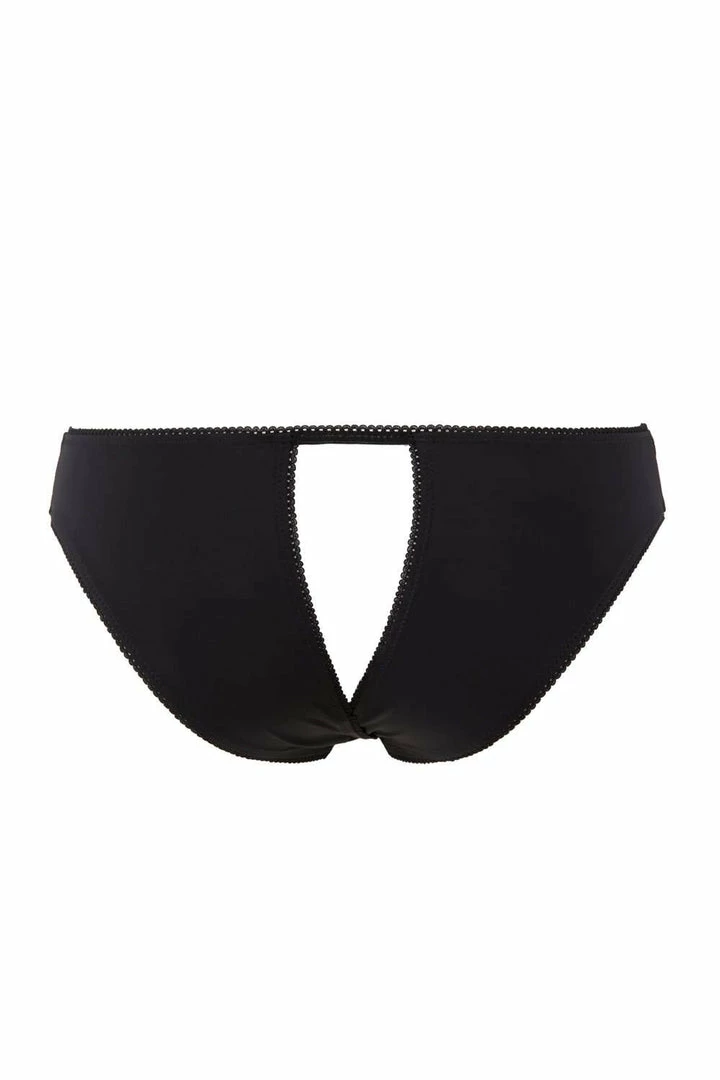 Maison Close Knickers Le Petit Secret Black Open Brief 5 Maison Close Knickers Le Petit Secret Black Open Brief