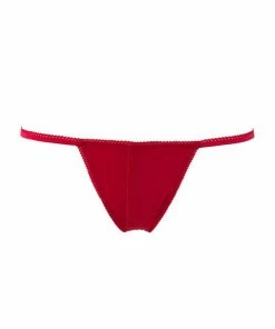 Maison Close Knickers Le Petit Secret Red Openable Thong
