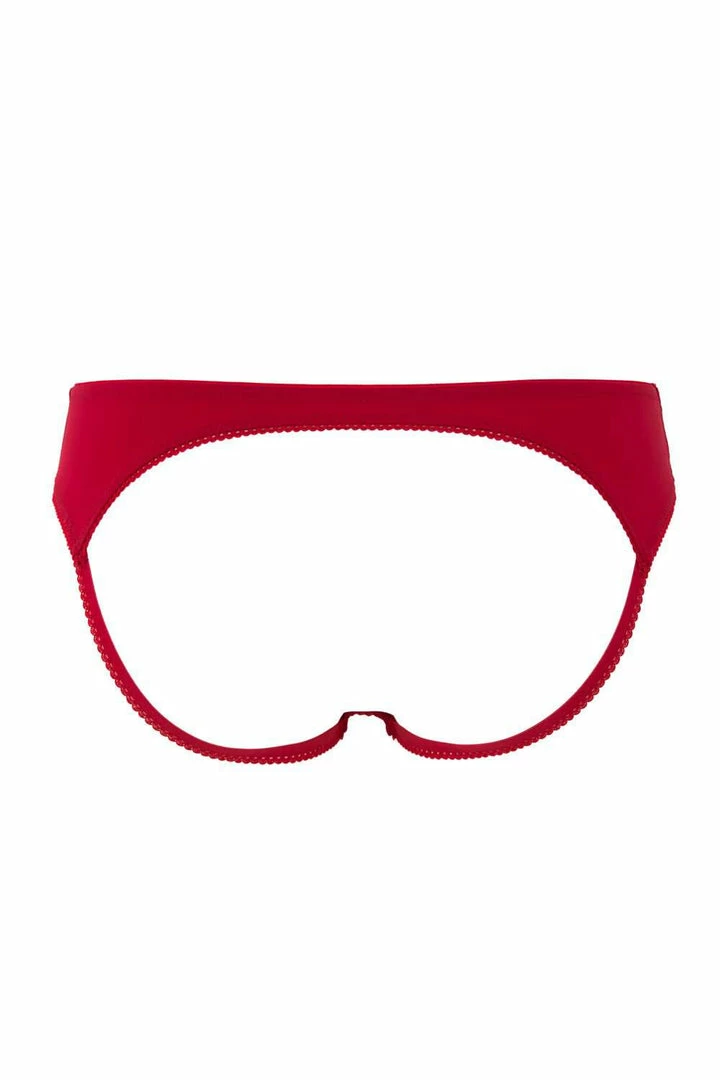 Maison Close Le Petit Secret Red Naked Back Shorty Knickers 5 Maison Close Le Petit Secret Red Naked Back Shorty Knickers