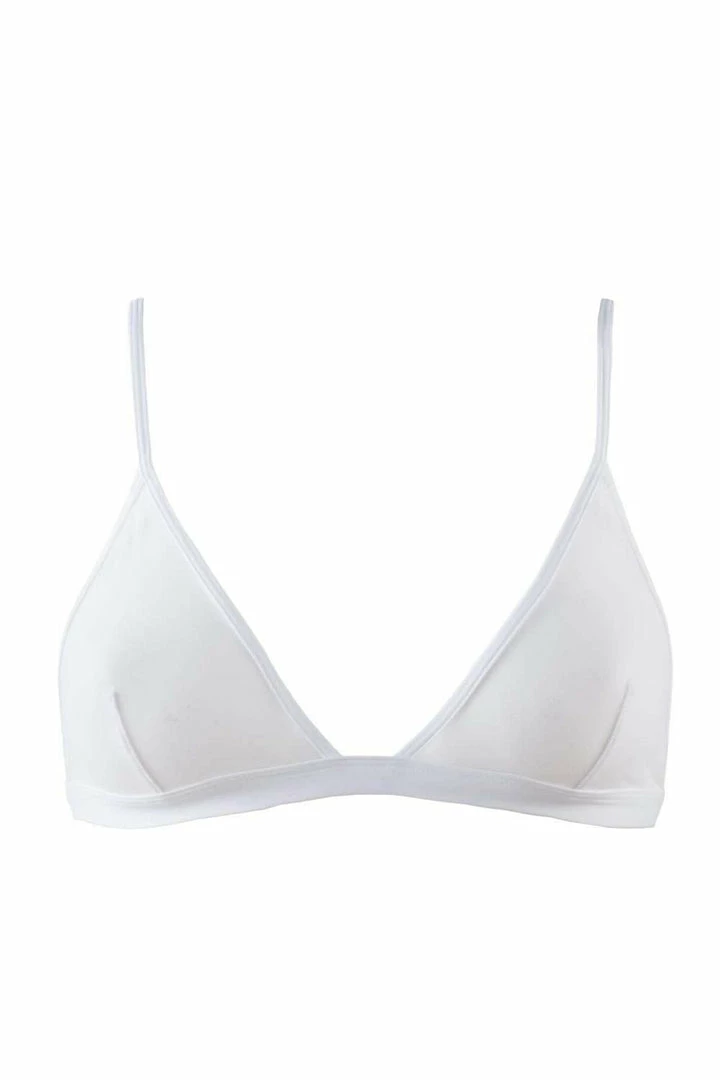 Maison Close Pure Tentation White Triangle Bra 2 Maison Close Pure Tentation White Triangle Bra