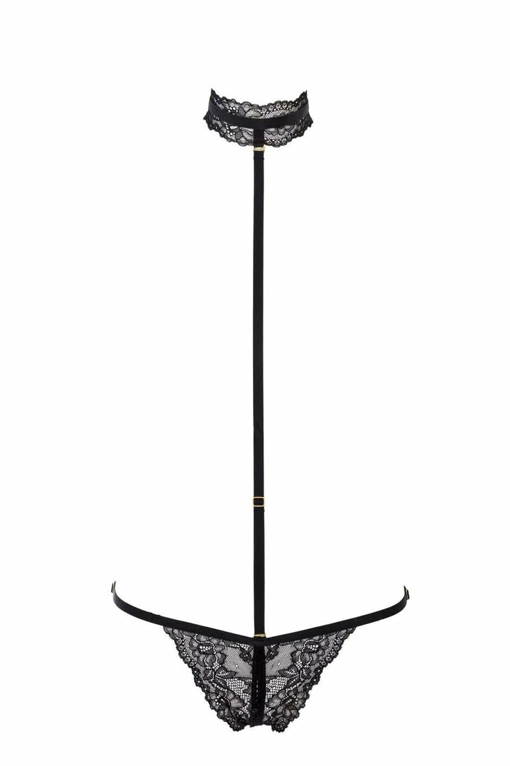 Maison Close Le Petit Secret Dentelle Openable Thong Harness 2 Maison Close Le Petit Secret Dentelle Openable Thong Harness
