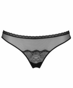 Maison Close Knickers La Directrice Black Thong