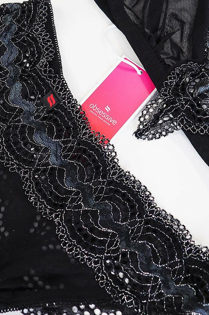 Obsessive 869 Bra & Thong (Size L-XL: UK 12-14) 5 Obsessive 869 Bra & Thong (Size L-XL: UK 12-14)