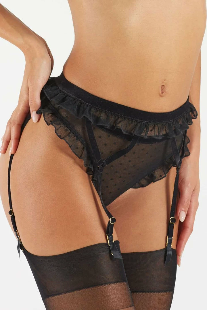 Atelier Amour Plumetis Chéri Suspender Belt 3 Atelier Amour Plumetis Chéri Suspender Belt