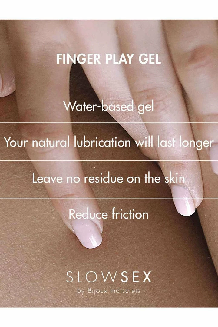 Bijoux Indiscrets Slow Sex Kissable Finger Play Gel 30ml Other Lingerie 2 Bijoux Indiscrets Slow Sex Kissable Finger Play Gel 30ml Other Lingerie