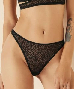 Else Knickers Zoe High Leg Thong