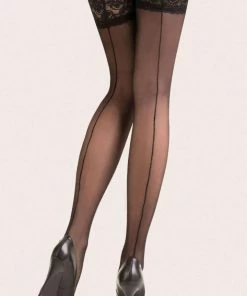 Gabriella Emotion Linette Seamed Hold Ups 20 Denier Other Lingerie