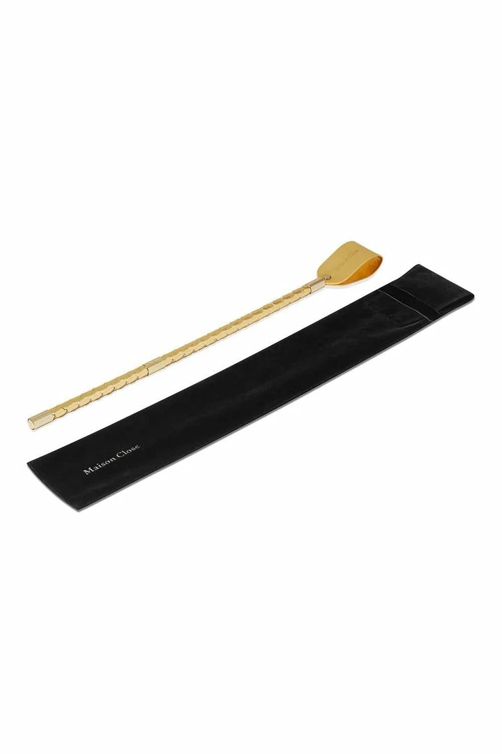 Maison Close Les Fétiches Gold Spanking Crop 2 Maison Close Les Fétiches Gold Spanking Crop