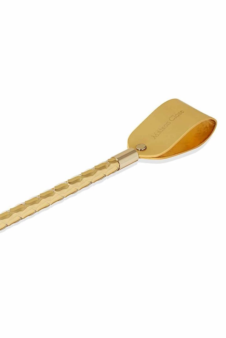 Maison Close Les Fétiches Gold Spanking Crop 6 Maison Close Les Fétiches Gold Spanking Crop