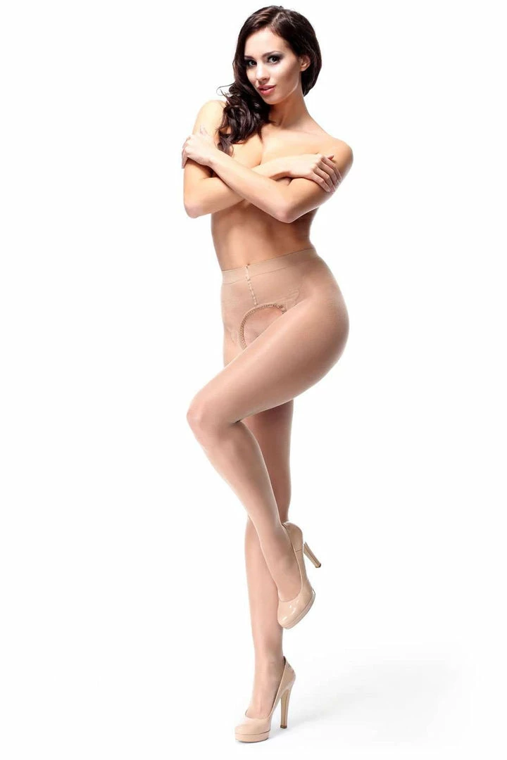 Miss O Open Crotch Tights 20 Denier 1 Miss O Open Crotch Tights 20 Denier