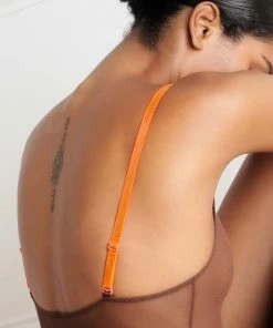 Maison Close Signature Orange Shoulder Straps For Body