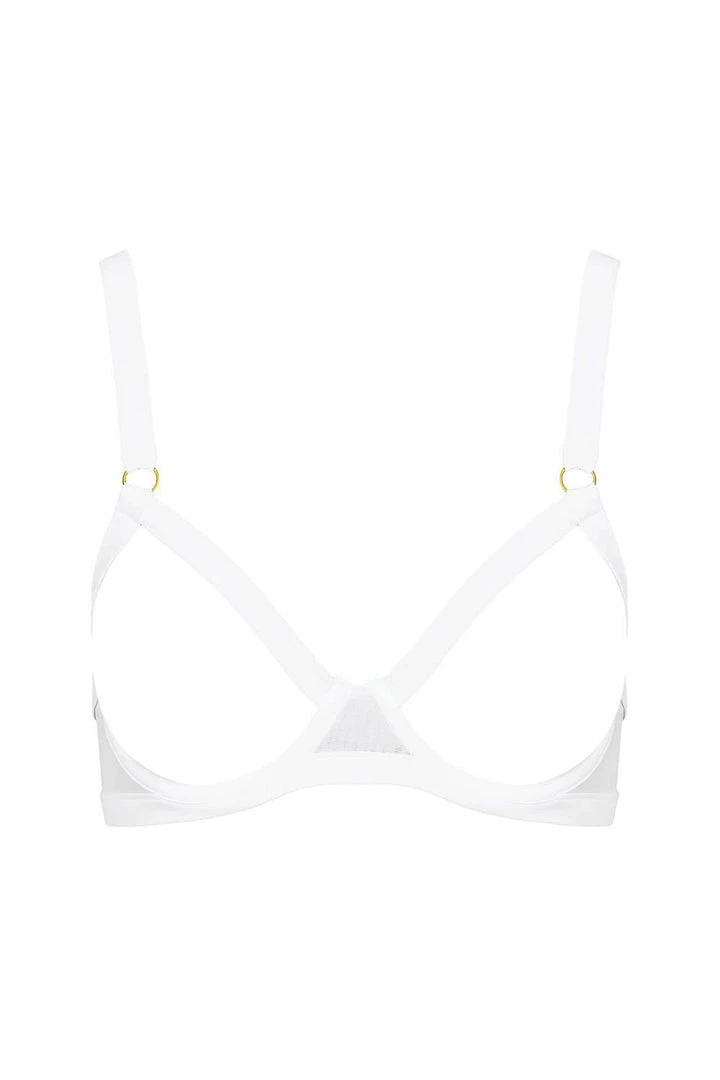 Maison Close Bras Pure Tentation White Naked Breast Bra 2 Maison Close Bras Pure Tentation White Naked Breast Bra