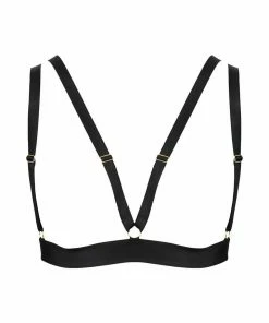 Maison Close Tapage Nocturne Black Cupless Bra