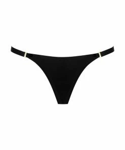 Maison Close Tapage Nocturne Black Mini Thong Knickers