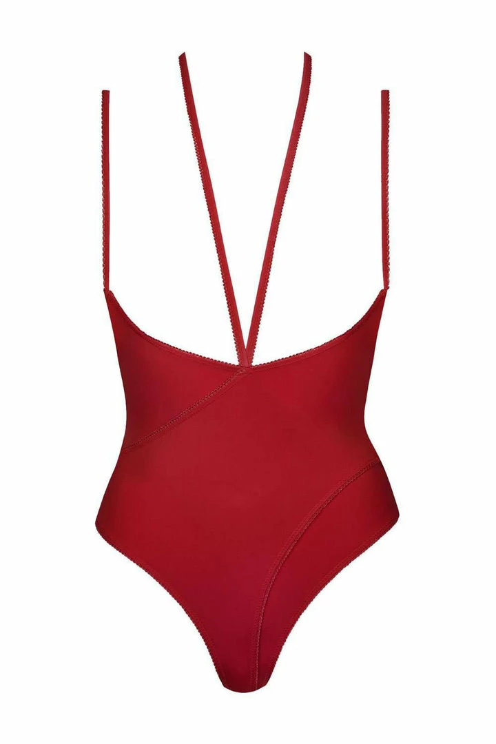 Maison Close Other Lingerie Le Petit Secret Red Naked Breast Thong Body 2 Maison Close Other Lingerie Le Petit Secret Red Naked Breast Thong Body