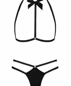 Maison Close Le Petit Secret Black Harness & Thong Other Lingerie