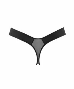 Maison Close Pure Tentation Black High Rise Thong Knickers 9 Maison Close Pure Tentation Black High Rise Thong Knickers