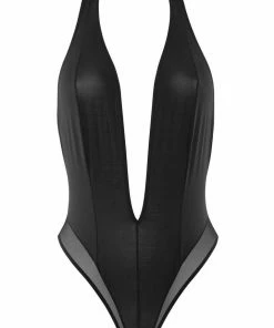 Maison Close Other Lingerie Pure Tentation Black V Neck Thong Body