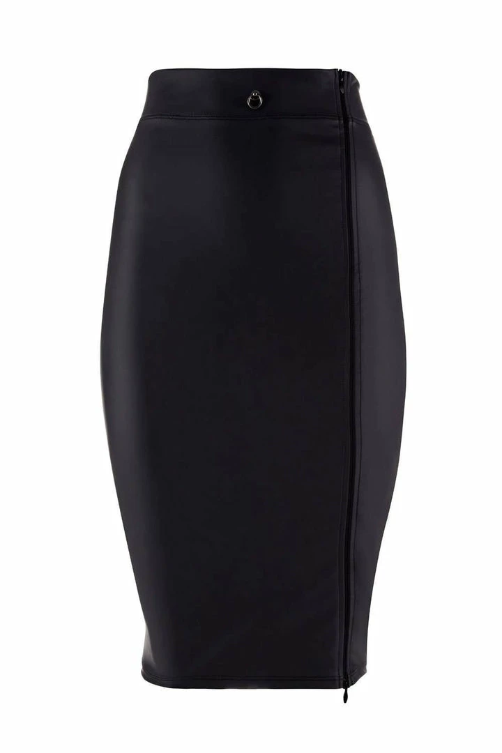 Maison Close Chambre Noire Skirt With 2-Way Zip 2 Maison Close Chambre Noire Skirt With 2-Way Zip