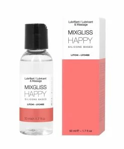 MIXGLISS Litchi Silicone-Based Lubricant & Massage Fluid 50ml