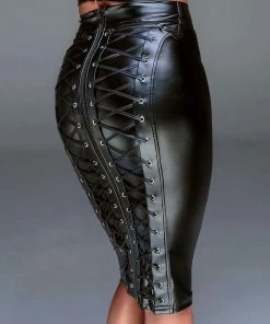 Noir Handmade Muse Pencil Skirt With Zip Other Lingerie