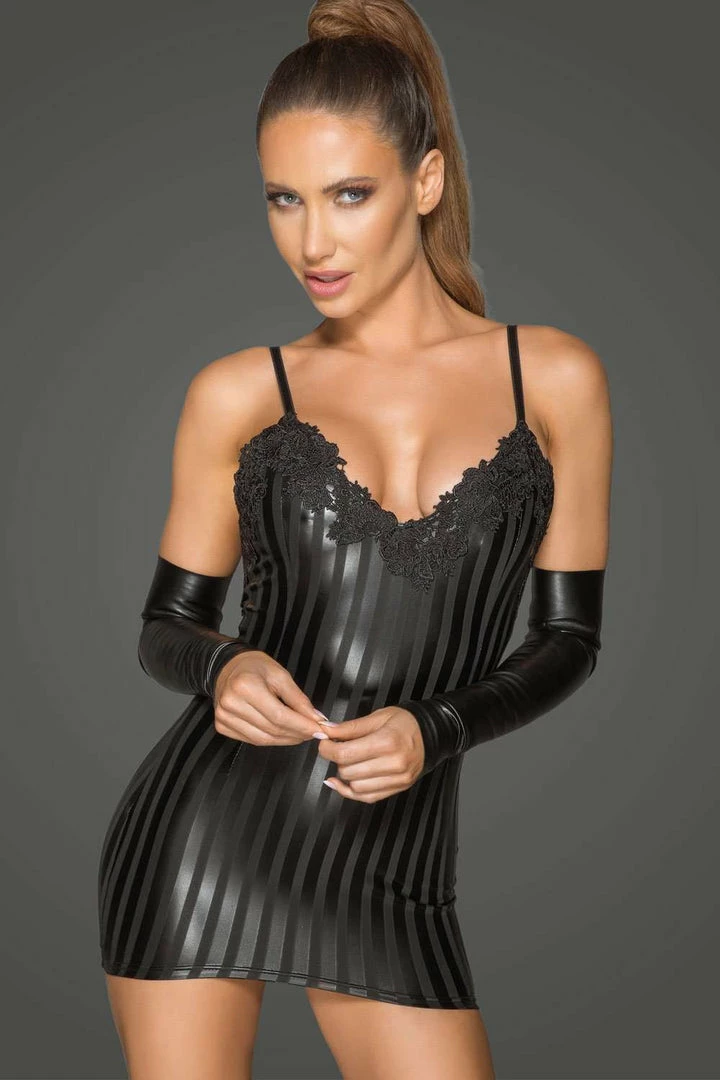 Noir Handmade Other Lingerie Rebellious Wetlook Fingerless Gloves 2 Noir Handmade Other Lingerie Rebellious Wetlook Fingerless Gloves