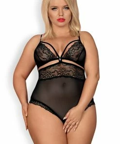 Obsessive 838 Crotchless Teddy Other Lingerie