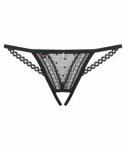 Obsessive 876 Crotchless Thong (Size L/XL: UK 12-14)
