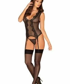 Obsessive Other Lingerie Meshlove Corset & Thong