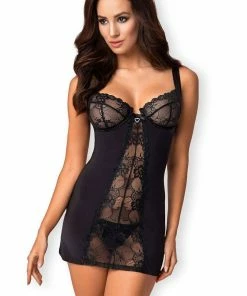 Obsessive Underwired Bras Heartina Chemise & Thong