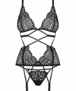 Obsessive Other Lingerie Mixty Corset & Thong