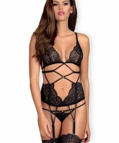 Obsessive Other Lingerie Mixty Corset & Thong