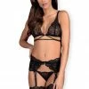 Obsessive Mixty Bra, Thong & Garter Belt