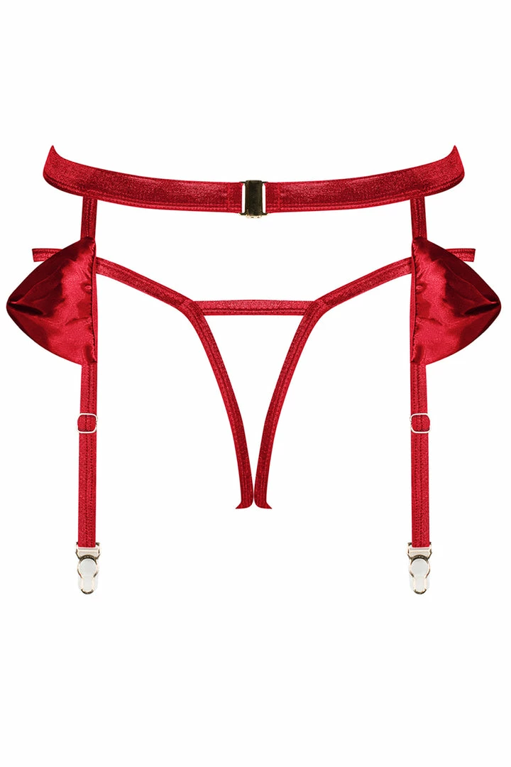 Obsessive Rubinesa Suspender & Crotchless Thong Other Lingerie 5 Obsessive Rubinesa Suspender & Crotchless Thong Other Lingerie