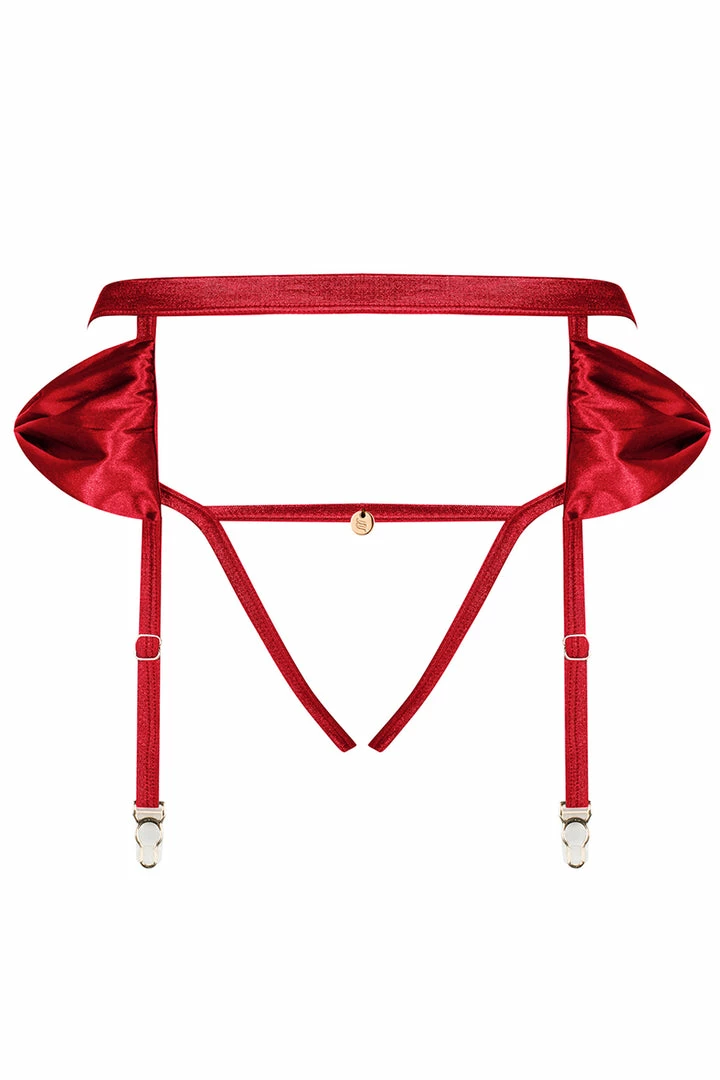 Obsessive Rubinesa Suspender & Crotchless Thong Other Lingerie 2 Obsessive Rubinesa Suspender & Crotchless Thong Other Lingerie