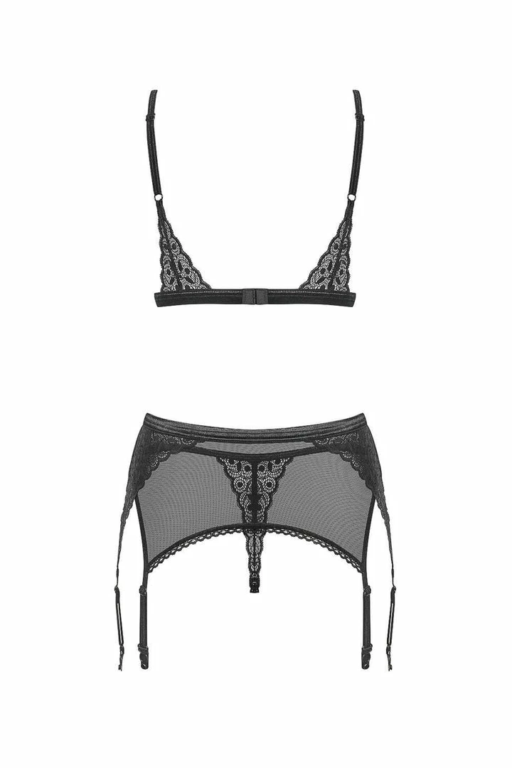 Obsessive Shibu Bra, Thong & Garter Belt Underwired Bras 4 Obsessive Shibu Bra, Thong & Garter Belt Underwired Bras