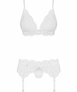 Obsessive 810 Bra, Thong & Garter Belt
