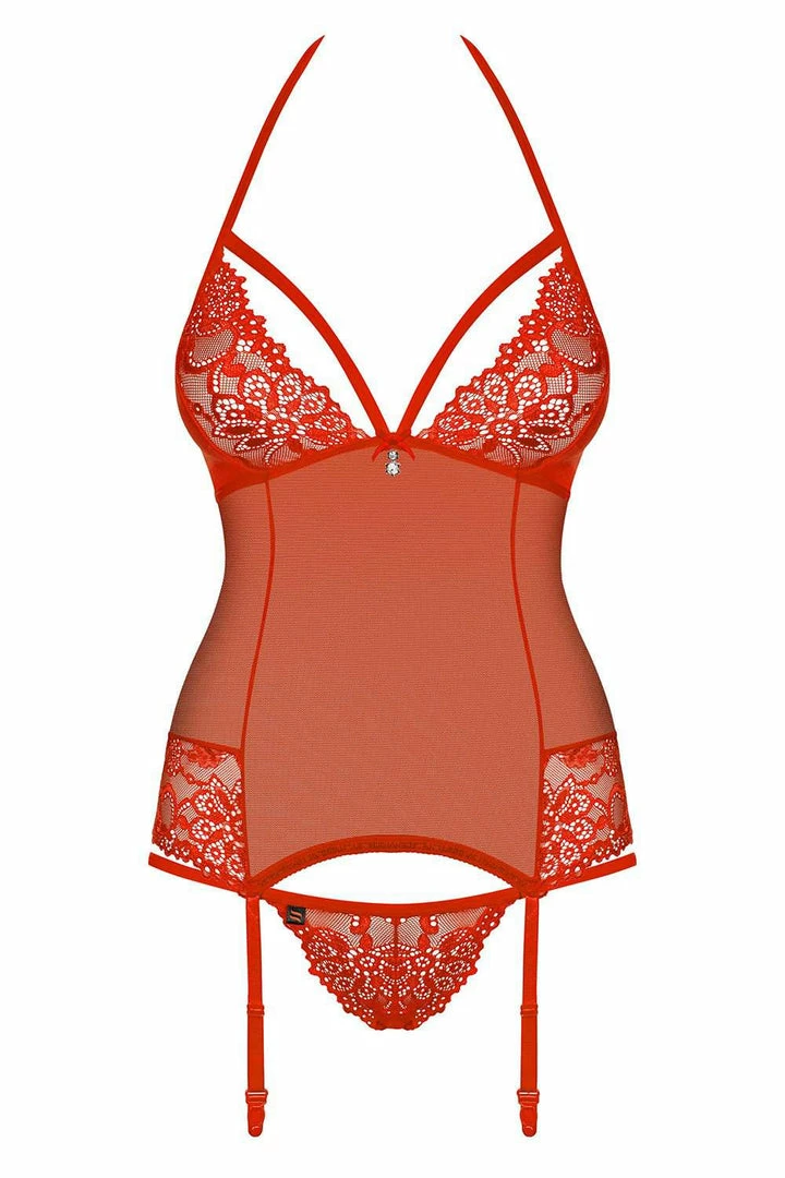 Obsessive Other Lingerie 838 Corset & Thong 2 Obsessive Other Lingerie 838 Corset & Thong
