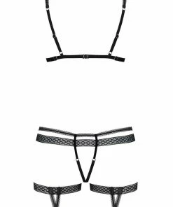 Obsessive 855 Bra, Thong & Garters (Size UK 12/14) Other Lingerie