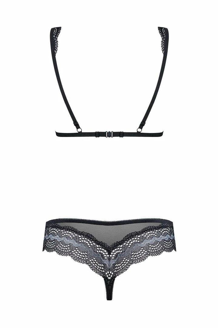 Obsessive 869 Bra & Thong (Size L-XL: UK 12-14) 6 Obsessive 869 Bra & Thong (Size L-XL: UK 12-14)