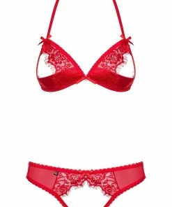 Obsessive Other Lingerie 870 Ouvert Bra & Crotchless Thong