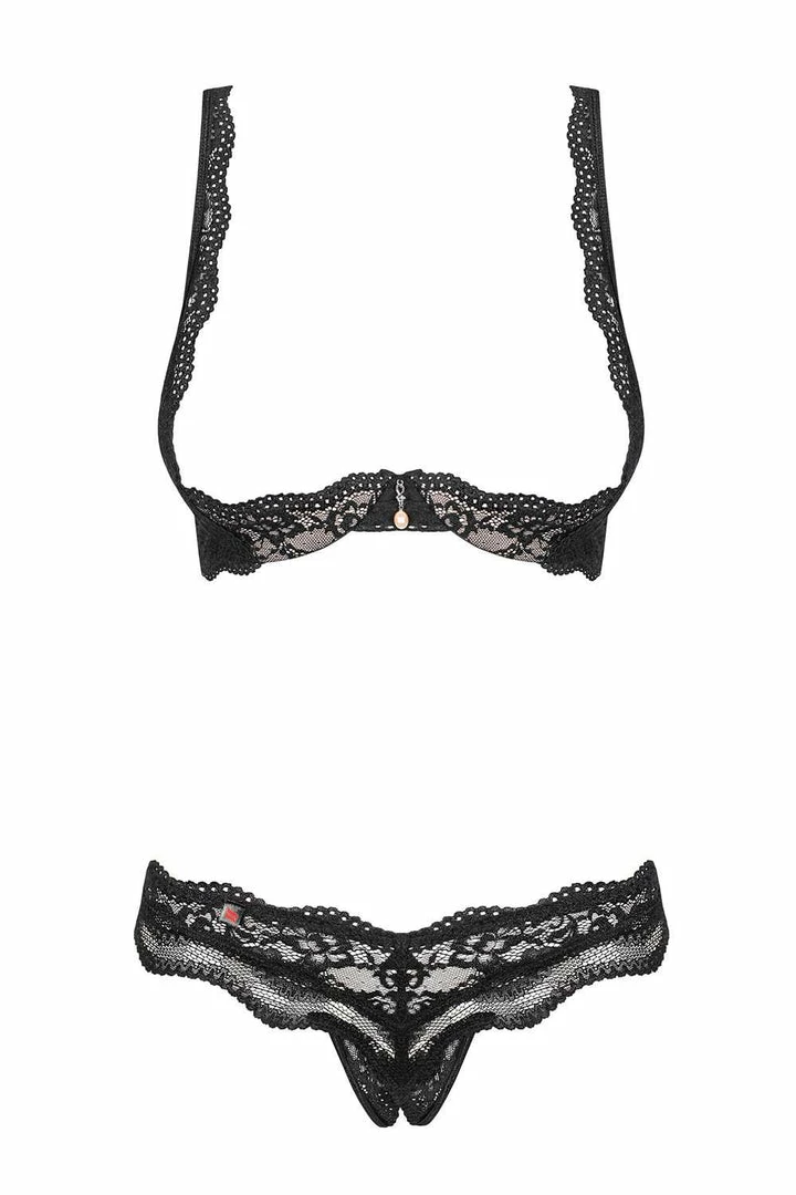 Obsessive Luvae Ouvert Bra & Thong Underwired Bras 2 Obsessive Luvae Ouvert Bra & Thong Underwired Bras