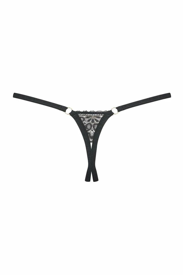 Obsessive Knickers Meshlove Crotchless Thong 5 Obsessive Knickers Meshlove Crotchless Thong
