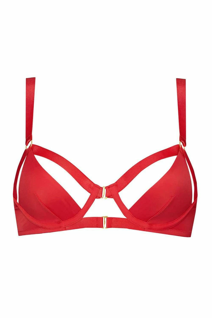 Maison Close Bras Tapage Nocturne Red Openable Wire Bra 2 Maison Close Bras Tapage Nocturne Red Openable Wire Bra