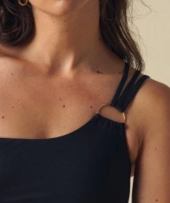 Atelier Amour L'eau à La Bouche One Shoulder Bikini Top