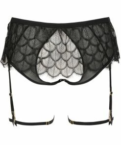 Atelier Amour Mystic Shadow Open Suspender Harness Brief
