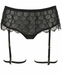 Atelier Amour Mystic Shadow Open Suspender Harness Brief