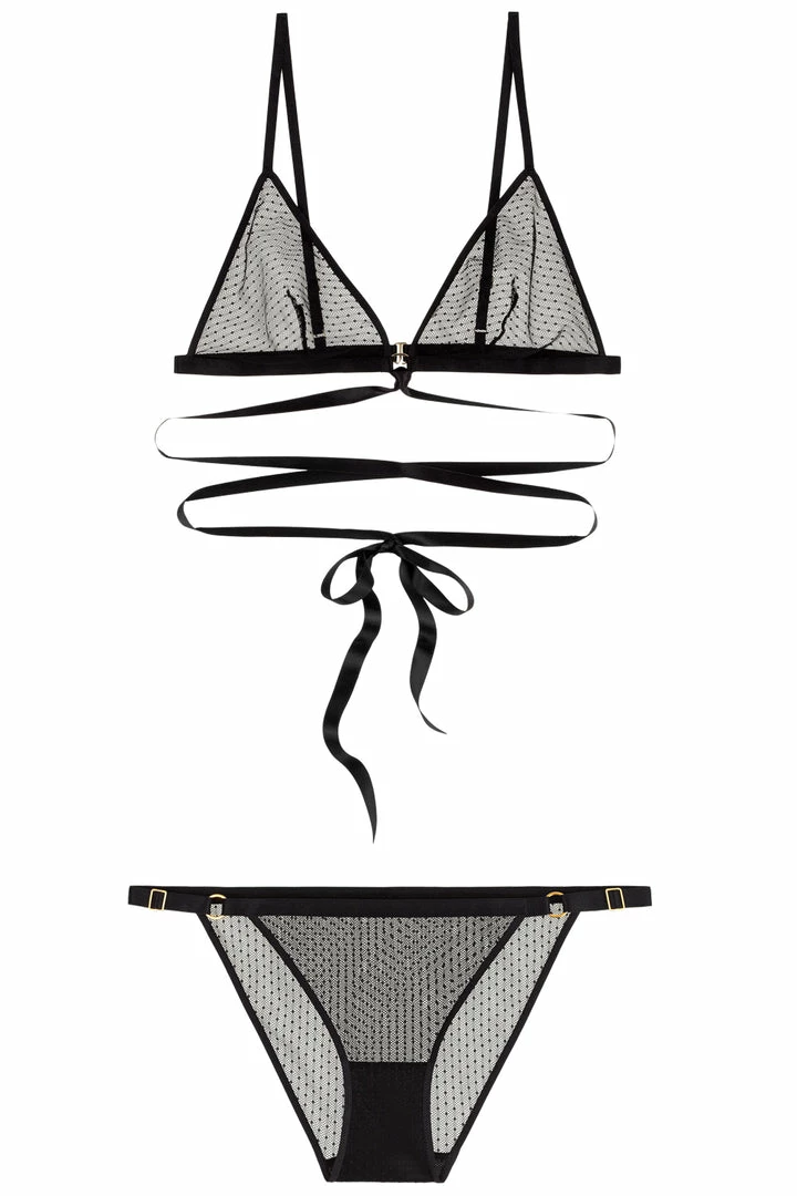 Aubade Jeux De Nuit Triangle Bra & Brief 2 Aubade Jeux De Nuit Triangle Bra & Brief